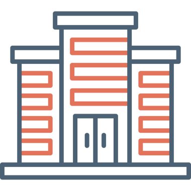 Yapı mimarisinin grafik illüstrasyonu