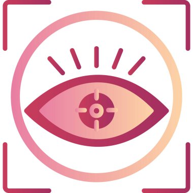 Vision icon modern vector illustration