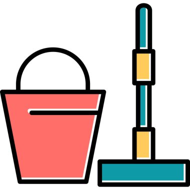 Web simgesi temizleme basit illüstrasyonu