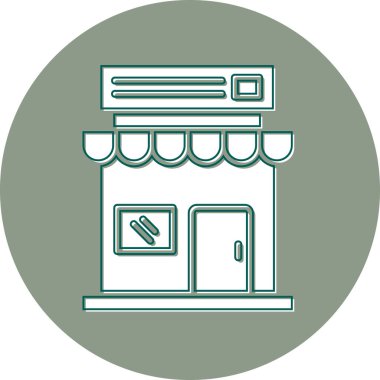 simge vektör illüstrasyonunu sakla