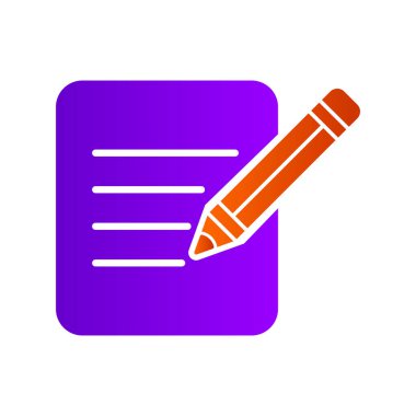 kalem simgesi vektör illüstrasyonu