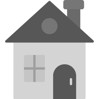 Arkaplanda emlak evi simgesi.