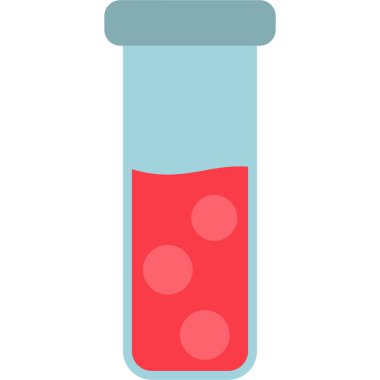 test tübü web simgesi basit tasarım