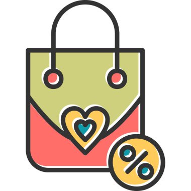 Alışveriş çantası. vektör illüstrasyonu