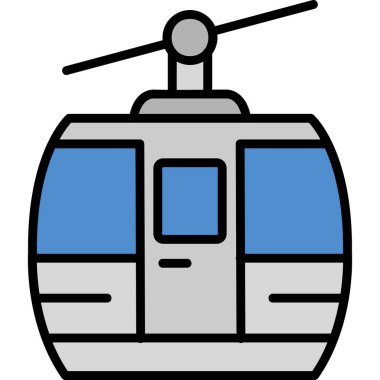 tren simgesi vektör illüstrasyonu