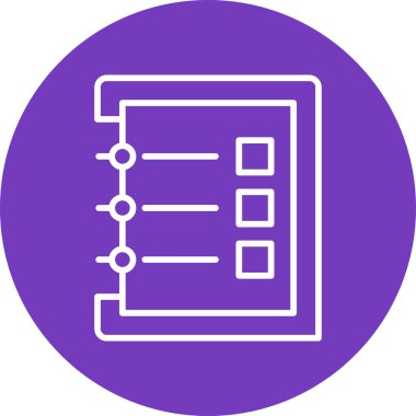 Notes web icon, vector illustration