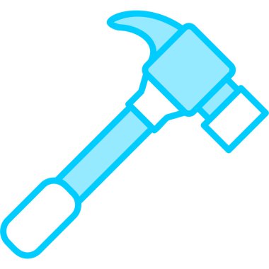 Çekiç simgesi. Web tasarımı için hukuk mahkemesi vektör simgelerinin basit çizimi