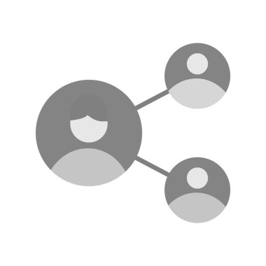 Network, Company, Connections web icon, vector illustration