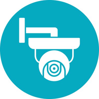 cctv modern simgesinin vektör illüstrasyonu