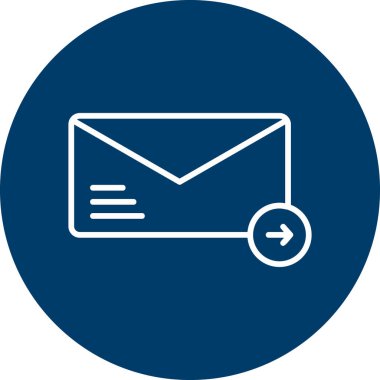 ileti ikonu vektör illüstrasyonu