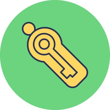 Anahtar simgesi web simgesi basit illüstrasyon