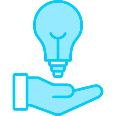 ampul simgesi vektör illüstrasyonu