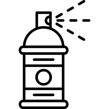 Sprey web simgesi vektörünü boya