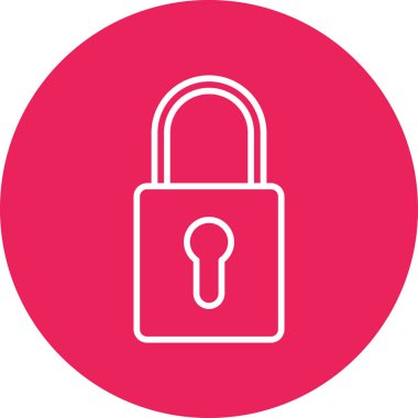 ikon vektör illüstrasyonunu kilitle 