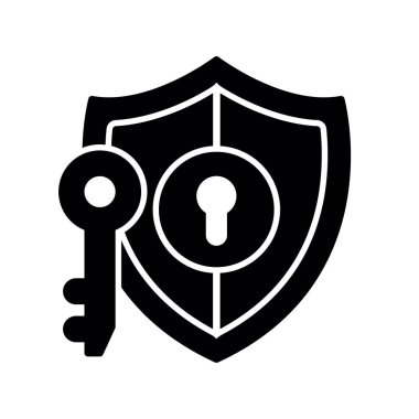 Anahtar Güvenlik vektör çizimi tasarımı