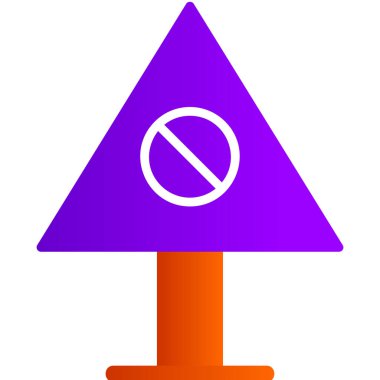 Tek bir simgenin vektör illüstrasyonu