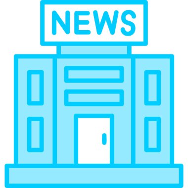 Haber Bürosu binasının grafik illüstrasyonu 
