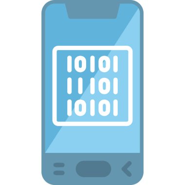 Cep telefonu. Basit resimleme