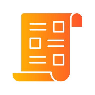 Belge simgesinin vektör illüstrasyonu