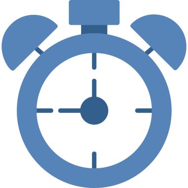 Alarm Saati zamanı, akıllı telefon aygıtının dijital illüstrasyonu 