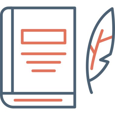 Daktilo. Web simgesi basit illüstrasyon  