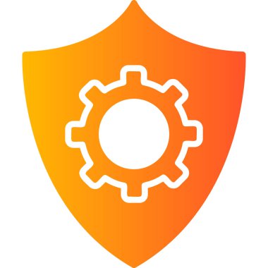 Koruma çizgisi simgesi, vektör illüstrasyonu