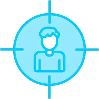 Hedef, Kullanıcı logosu, web sayfası için basit simge 