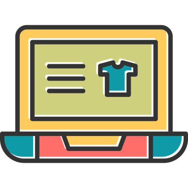 Online Shopping web icon, vector illustration