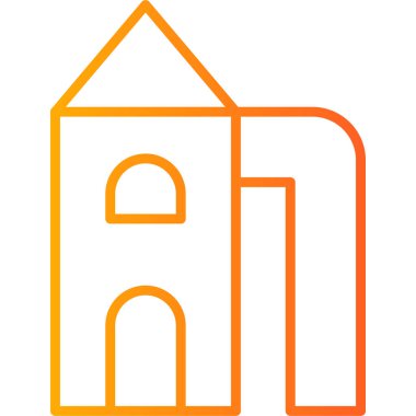 Playground modern simgesinin vektör illüstrasyonu