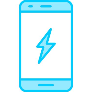 Akıllı telefon aygıtının dijital illüstrasyonunu şarj et 