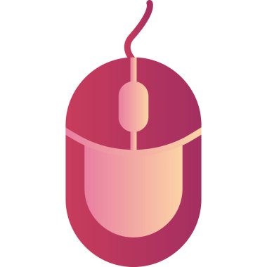 fare düz vektör simgesi