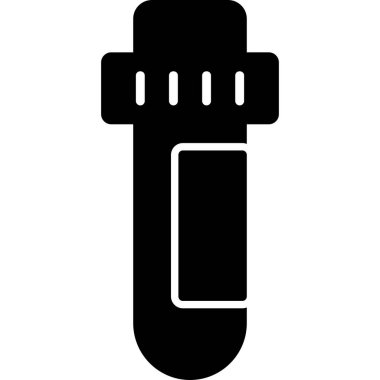 test tübü web simgesi basit tasarım