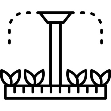 Sprinklers Plants icon modern vector illustration