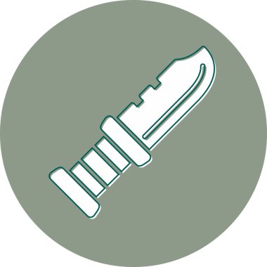 bıçak simgesi vektör illüstrasyonu