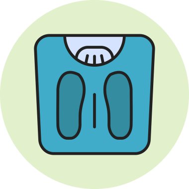 ağırlık ölçekli vektör illüstrasyonu