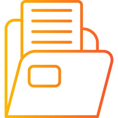 folder icon, web simple illustration