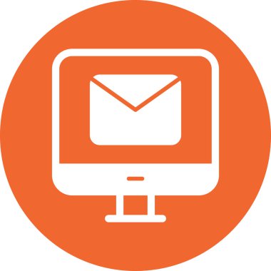 ileti ikonu vektör illüstrasyonu