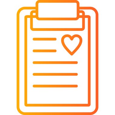 Kalp. Web simgesi basit tasarım