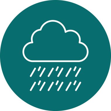 Hava durumu. Web simgesi basit tasarım