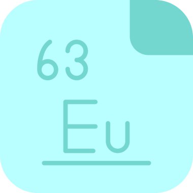 periyodik element tablosu, 63 Europium illüstrasyonu