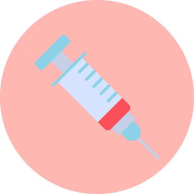 Enjeksiyon. Web simgesi basit tasarım