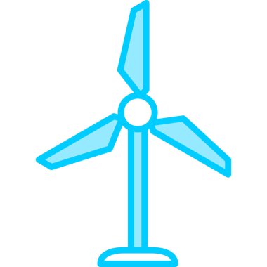 Türbin simgesi vektör illüstrasyonu