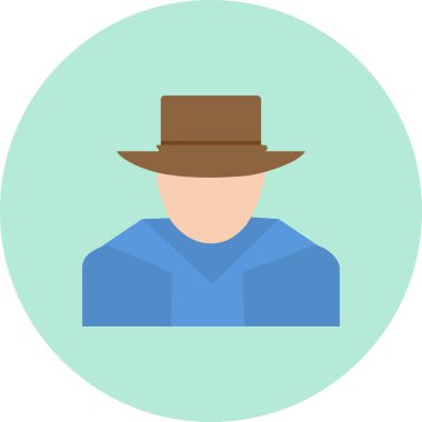 man simgesi vektör illüstrasyonu