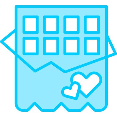 Aşk. Web simgesi basit illüstrasyon