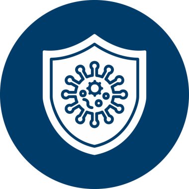Virus Protect icon modern vector illustration