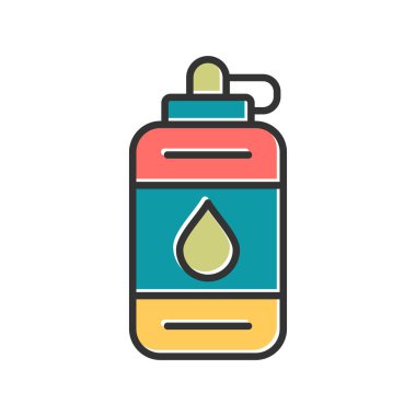 Su şişesi vektör illüstrasyon