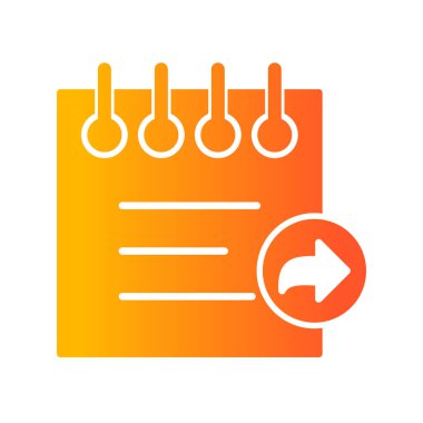 Notes Share web icon, vector illustration