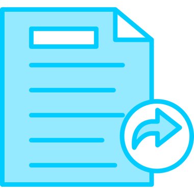 Dosyayı paylaş. Web simgesi basit illüstrasyon 