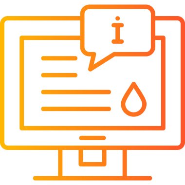  Information  web icon simple illustration