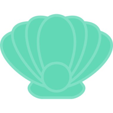 deniz kabuğu, ağ basit illüstrasyon